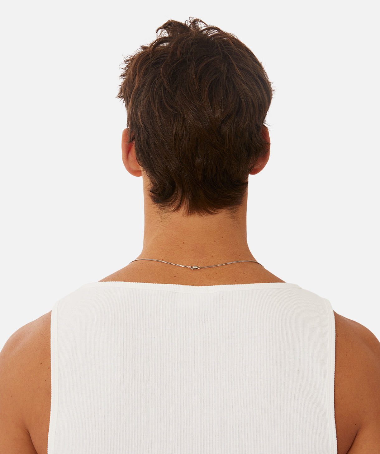 The Brando Ribbed Tank Top - White