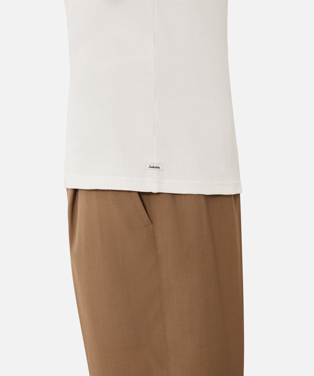 The Brando Ribbed Tank Top - White