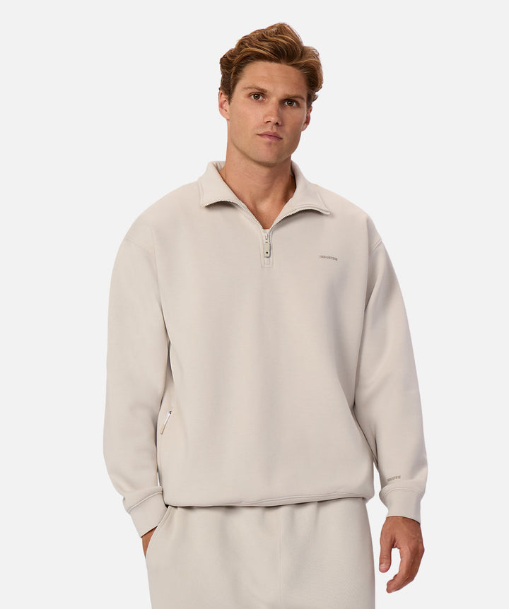 The Tech Staunton Quarter-Zip Sweatshirt - Stone