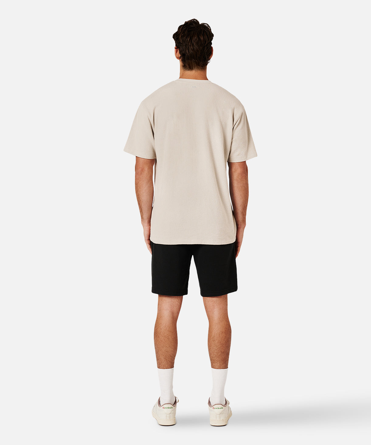 The Henderson Boucle T-Shirt - Stone