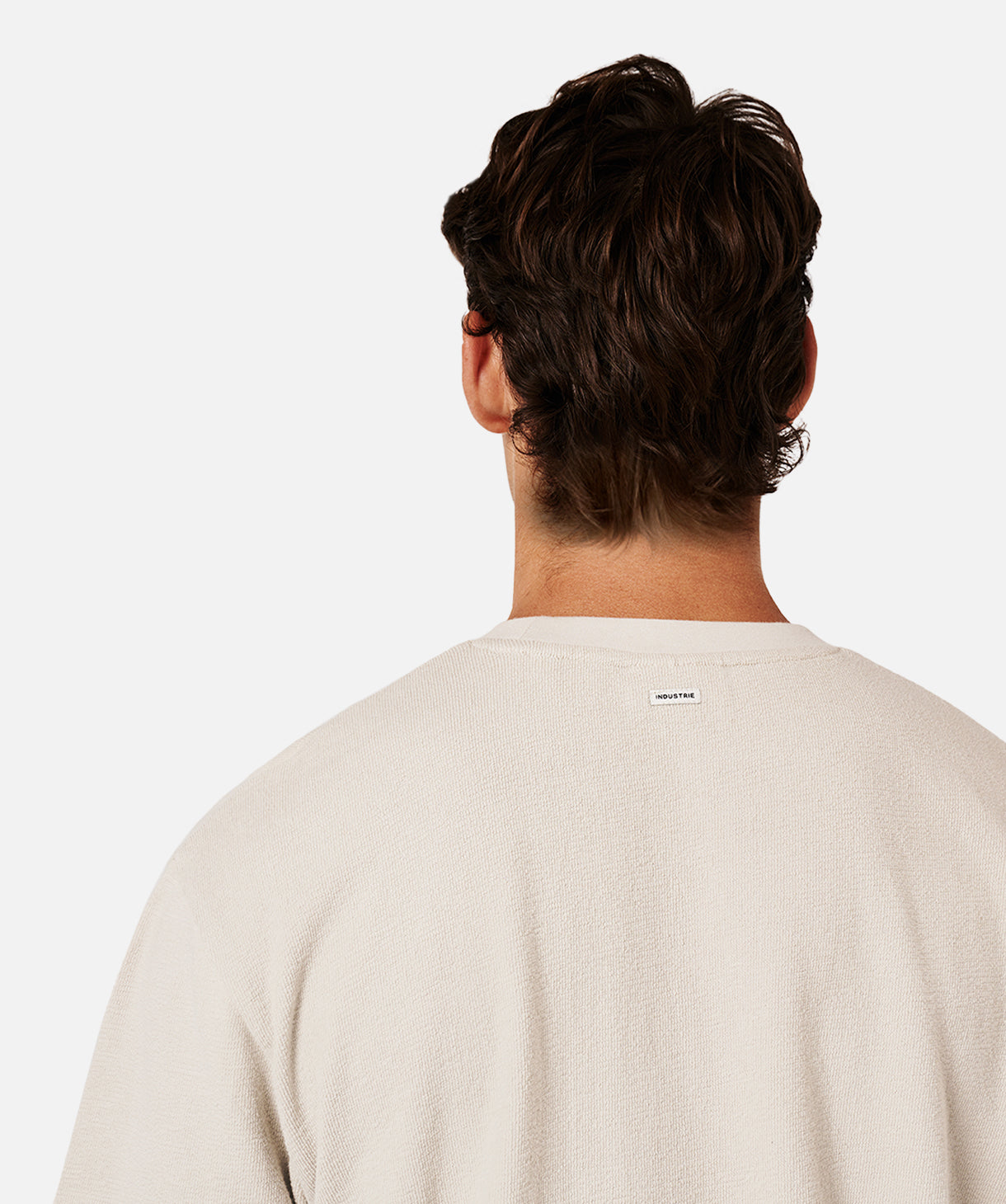 The Henderson Boucle T-Shirt - Stone