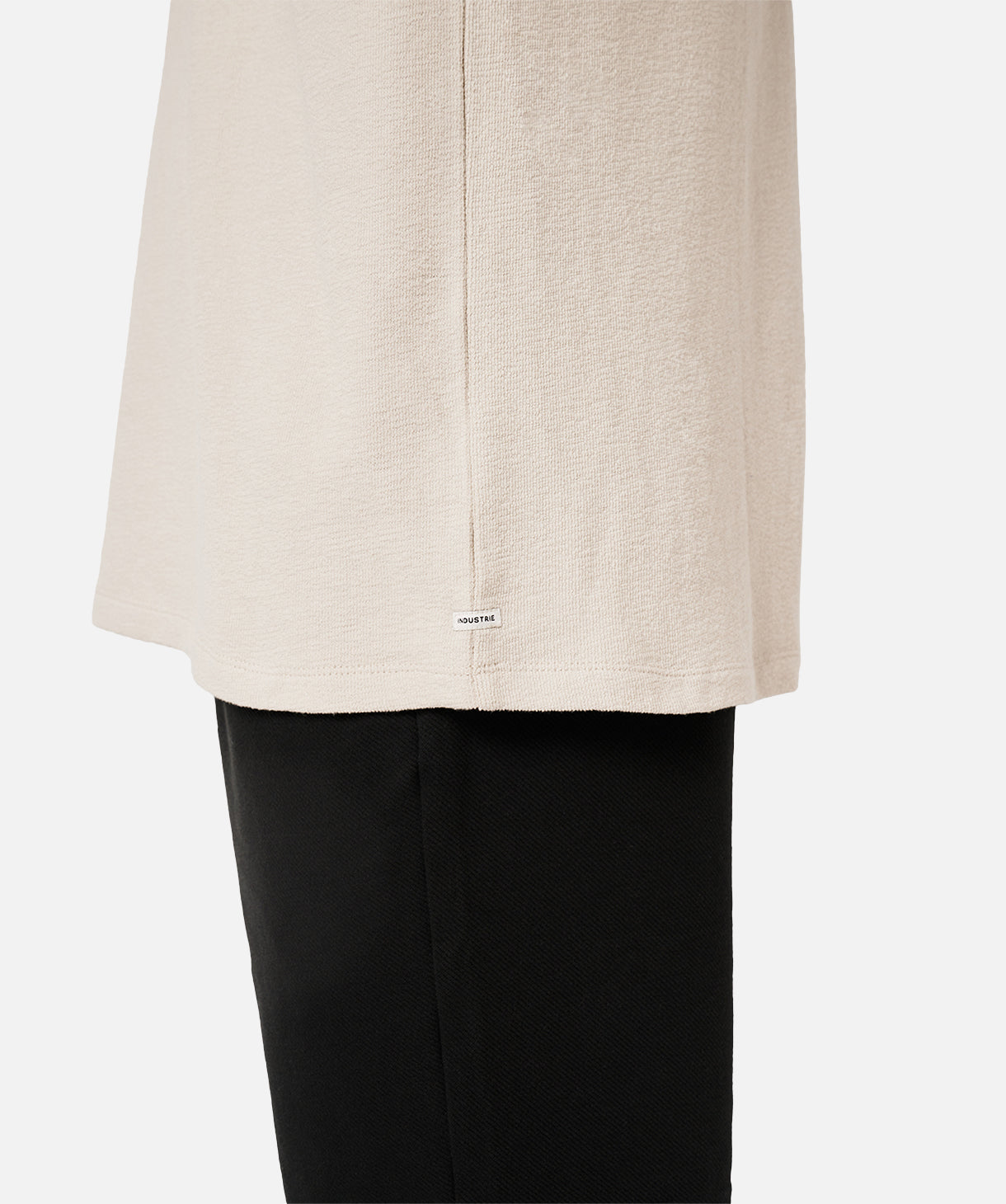 The Henderson Boucle T-Shirt - Stone