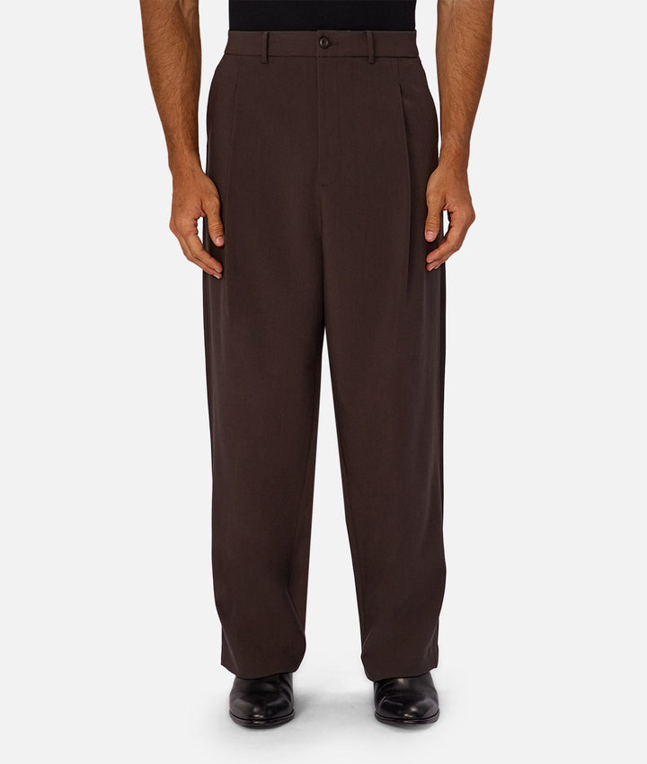 The Lusso Pant - Dark Aubergine