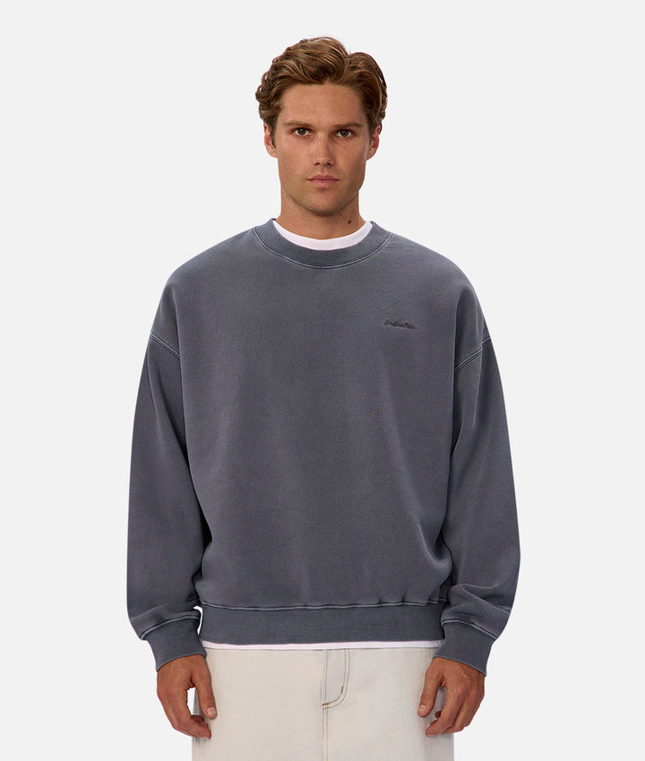 The New Del Sur Washed Sweatshirt - Washed Cadet