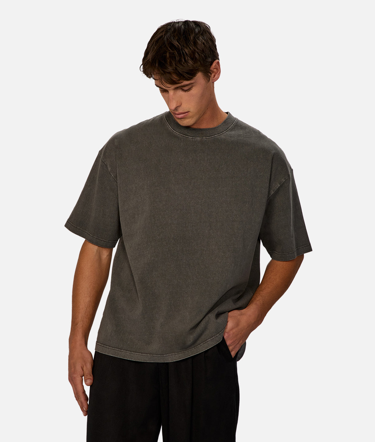 The Del Mar Boxy T-Shirt - Onyx