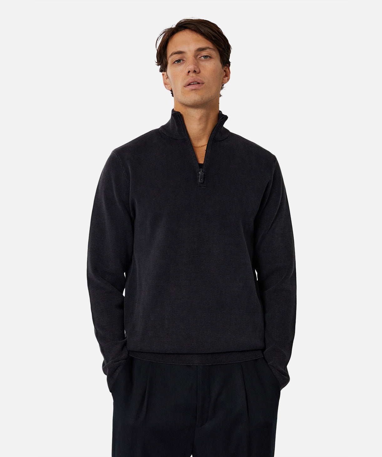 NILøS 22AW COTTON JERSEY 家紋 L/S T BLK/2 Interlock-Cotton Sweatshirt | SAAMI V1.Y9.01 | AlphaTauri