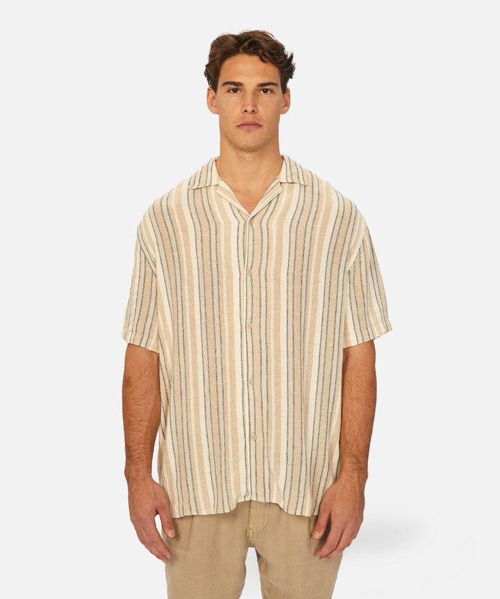 The Livorno Linen S/s Shirt - Multi