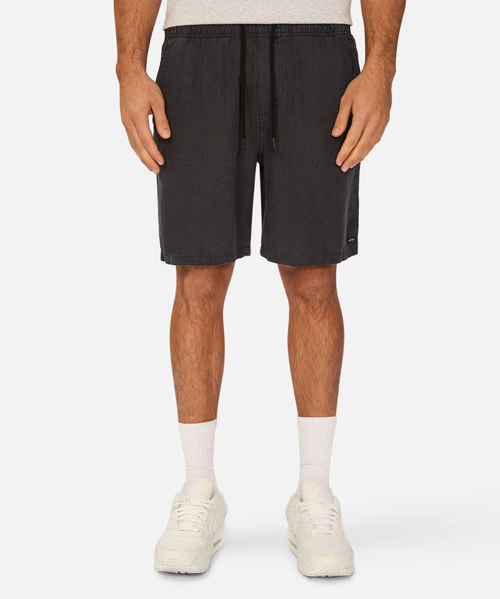 The Marina Linen Short - Dark Navy