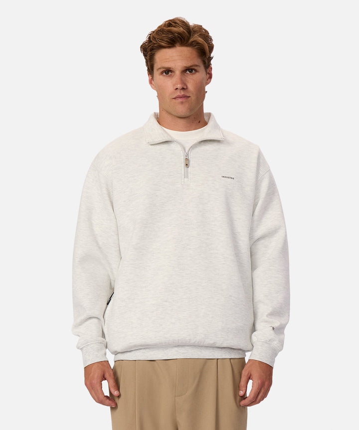 The Tech Staunton Quarter-Zip Sweatshirt - Snow Marle