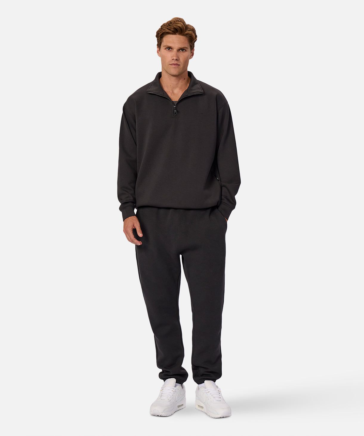 メンズウェア OBSIDIAN SWEAT HALF ZIP PULLOVER メンズウェア OBSIDIAN SWEAT HALF ZIP PULLOVER Obsidian