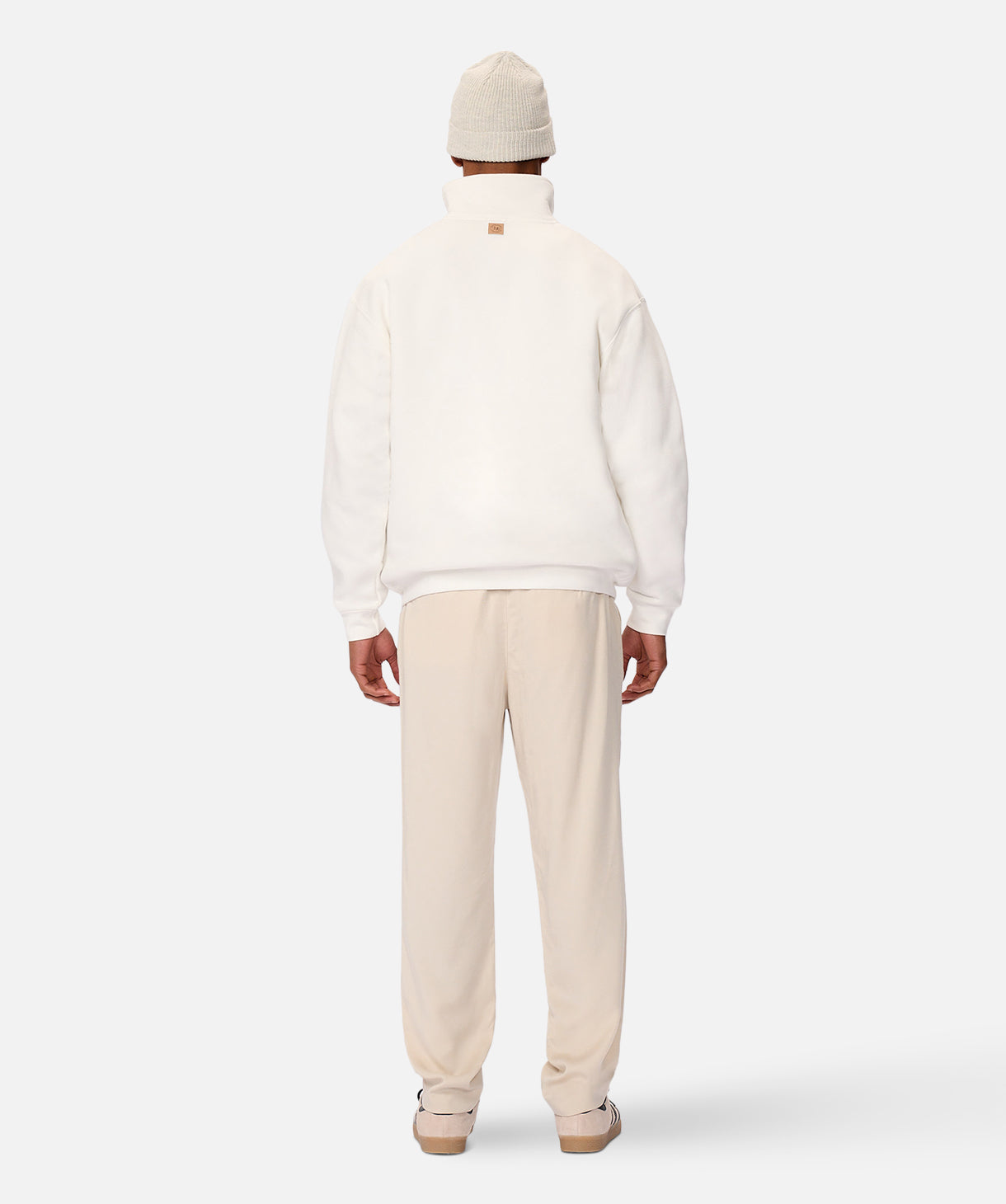 The Staunton Quarter Zip Sweatshirt - Off White – Industrie