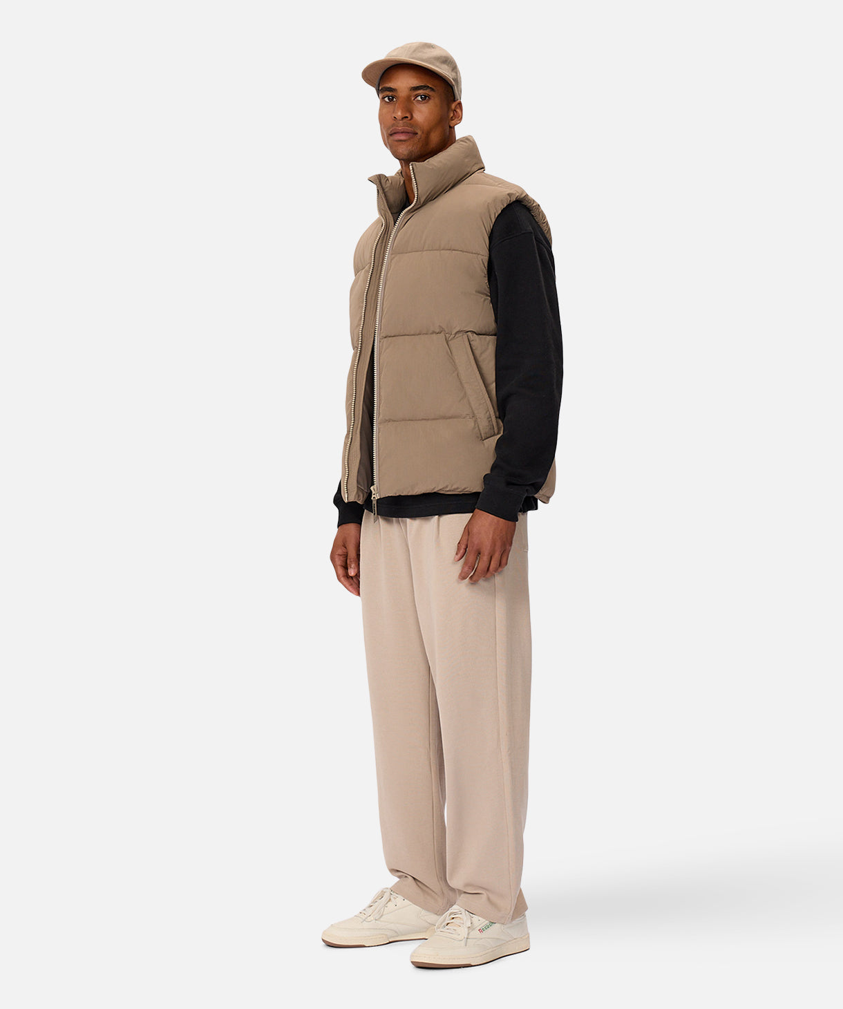 The Busan Puffer Vest - Light Brindle – Industrie US
