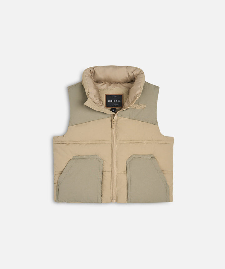 The Burbank Puffer Vest - Laurel