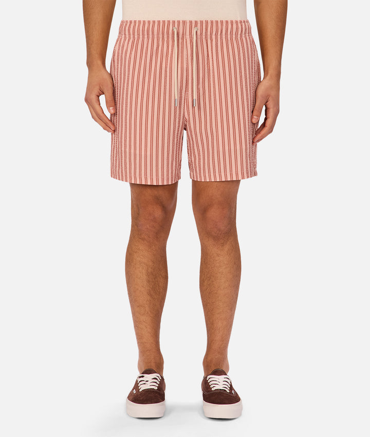 The Berkeley Swim Short - Rose/Red