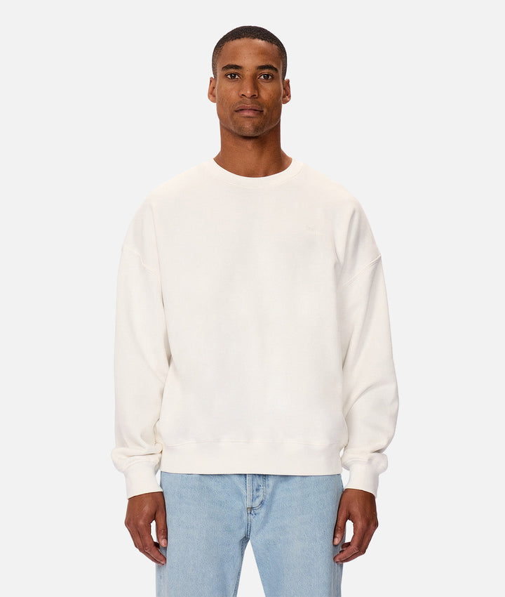 The Del Sur Solid Sweatshirt - Chalk