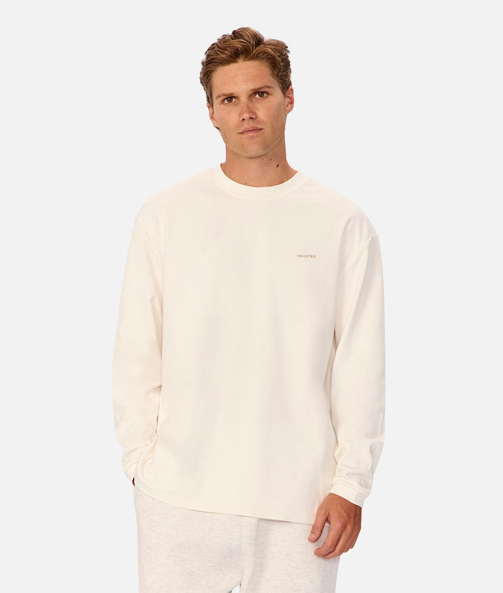 The Newport Long Sleeve T-Shirt - Chalk