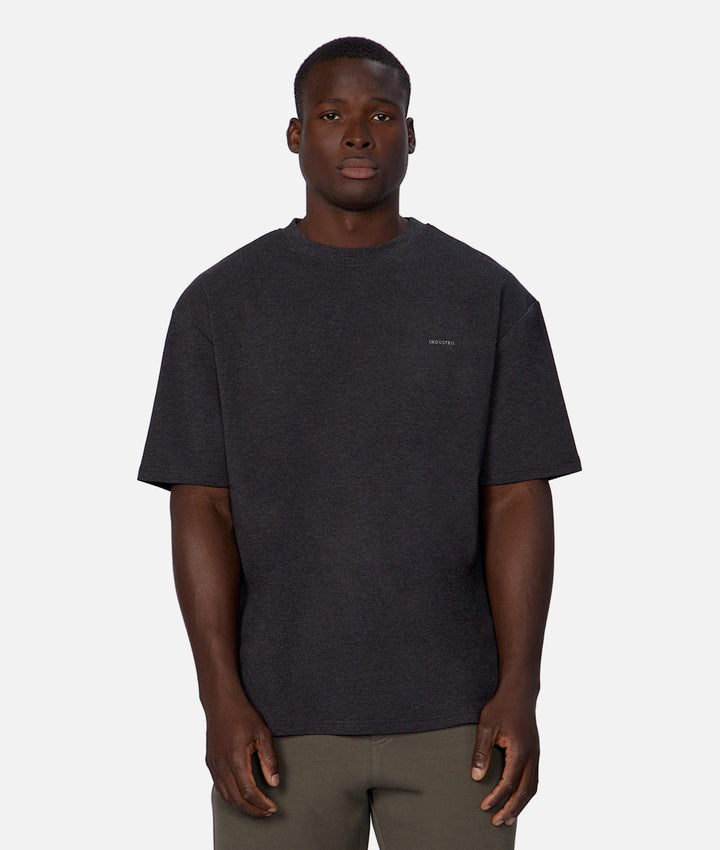 The Newport T-Shirt - Charcoal Marle