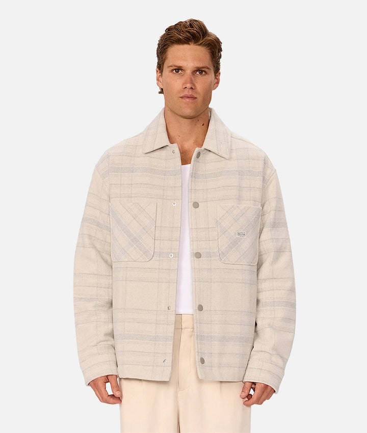 The Silver Lake Jacket - Cream Grey