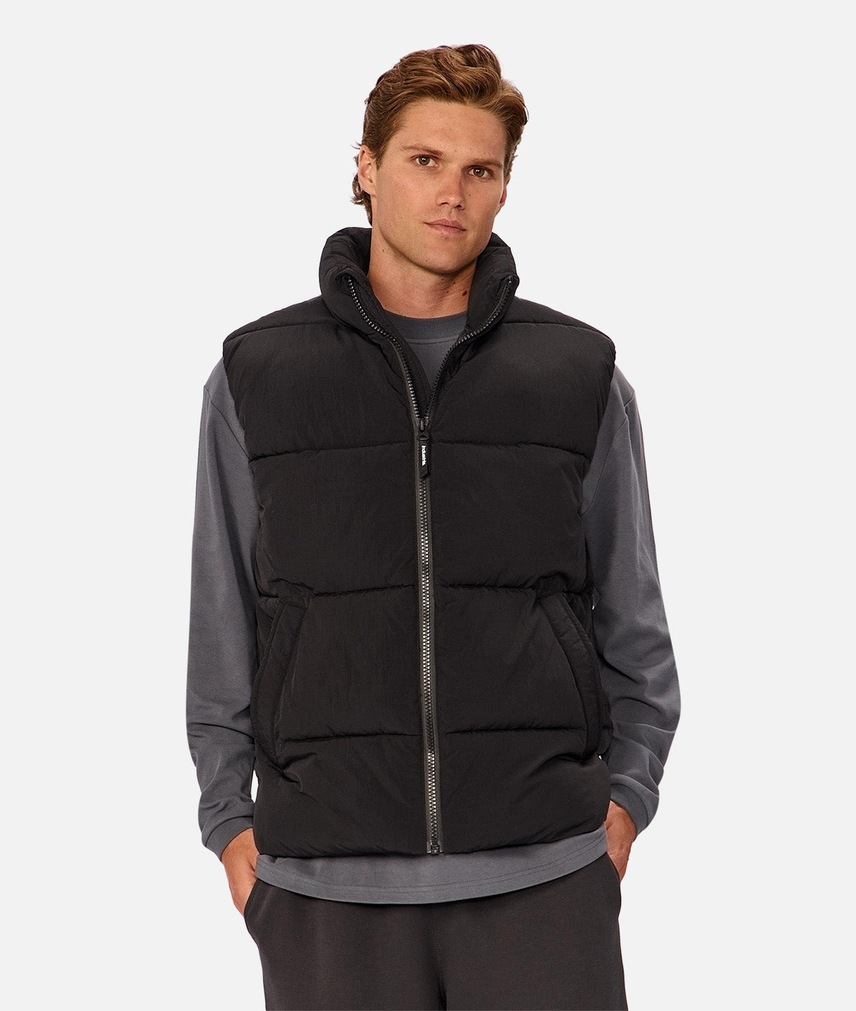 The Busan Puffer Vest - Black – Industrie Stateside, Inc