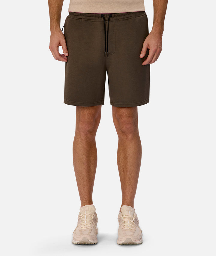 The Tech Track Short - Grey Off White