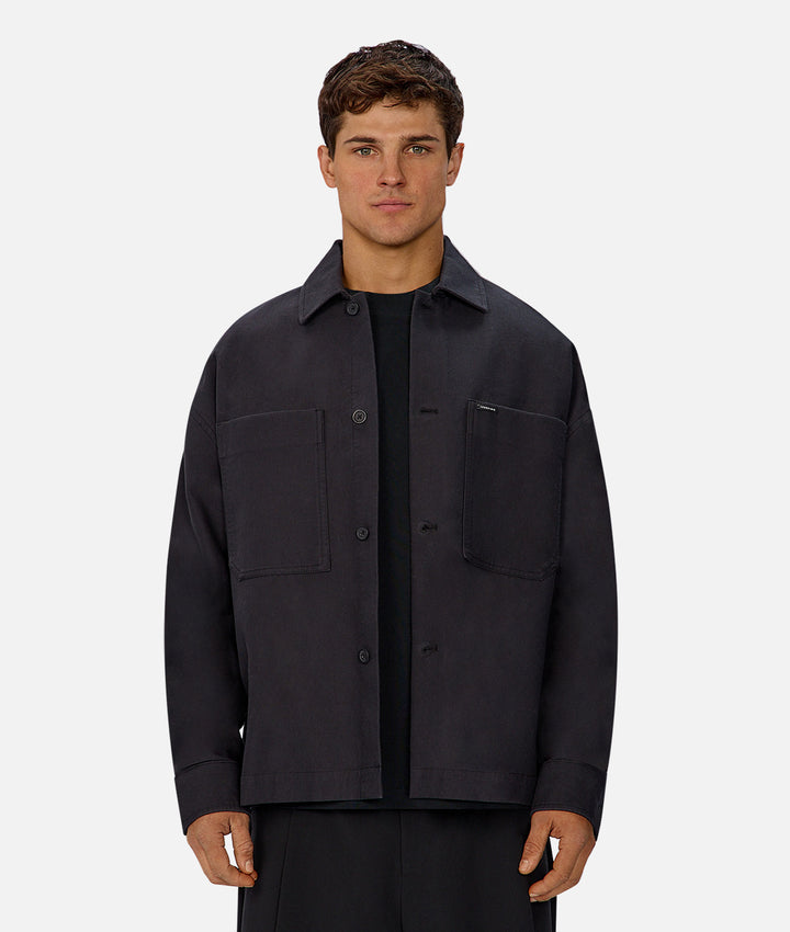The Montauk Over Shirt - Washed Black