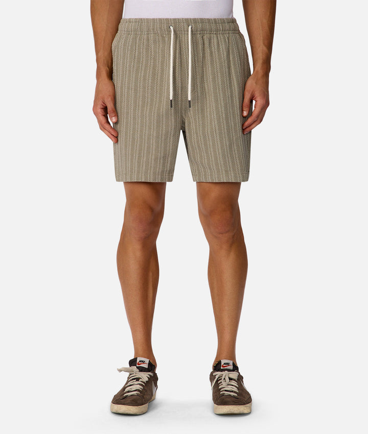 The Ignazio Drawcord Short - Olive Stone