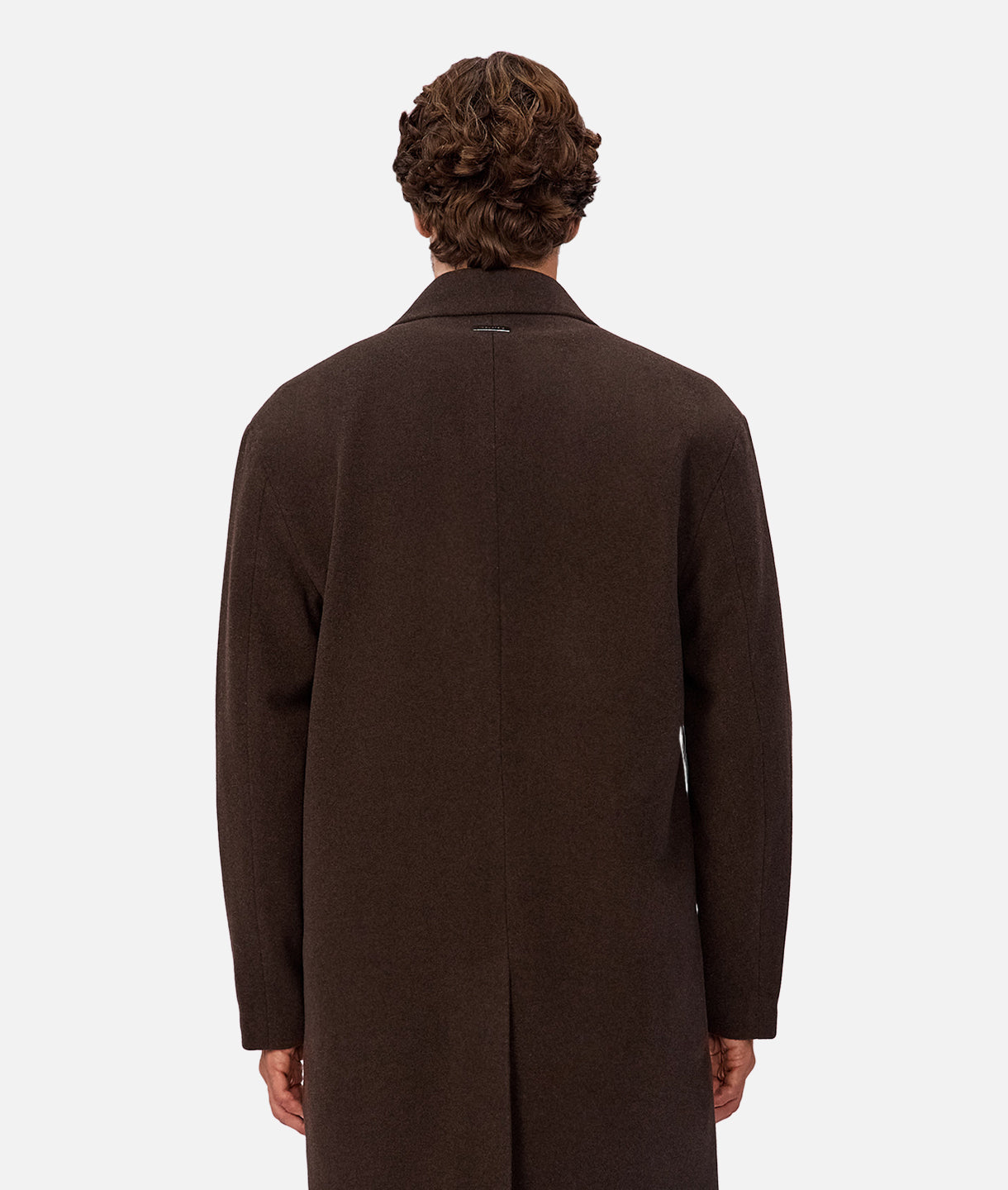 The Wool Blend Jacques Coat - Chocolate – Industrie US