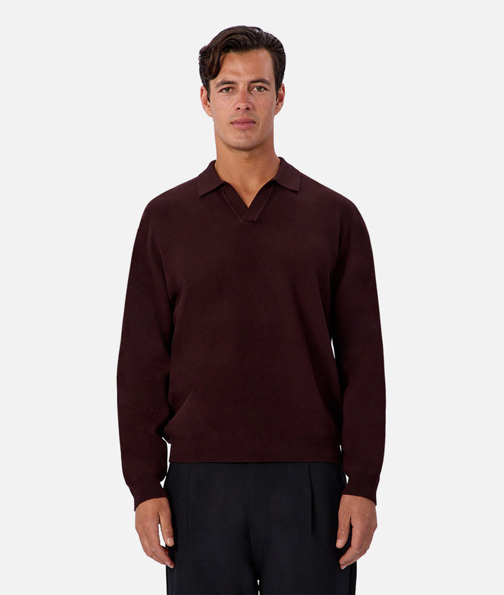 Wynslow Polo Sweater - Port