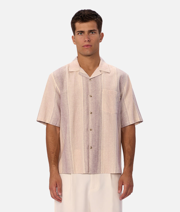 The Sunset Short Sleeve Shirt - Lavender/Musk