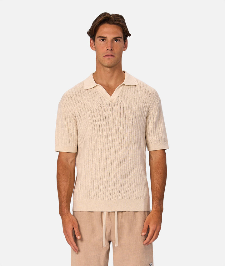 The Bellano Polo - Oatmeal Marle
