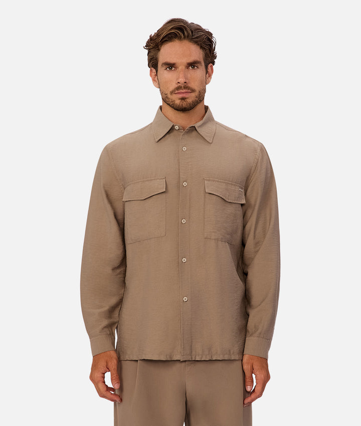 The Campiano L/S Shirt - Sandrift