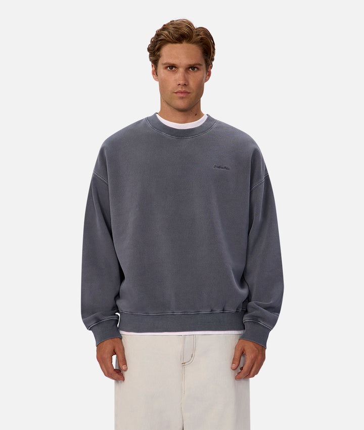 The New Del Sur Washed Sweatshirt - Washed Cadet