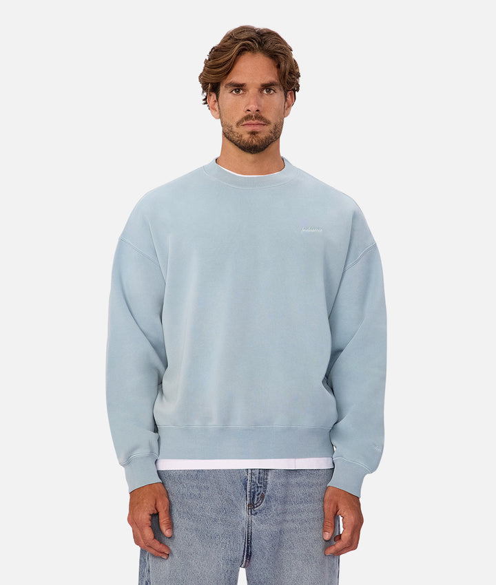 The New Del Sur Washed Sweatshirt - Water Blue