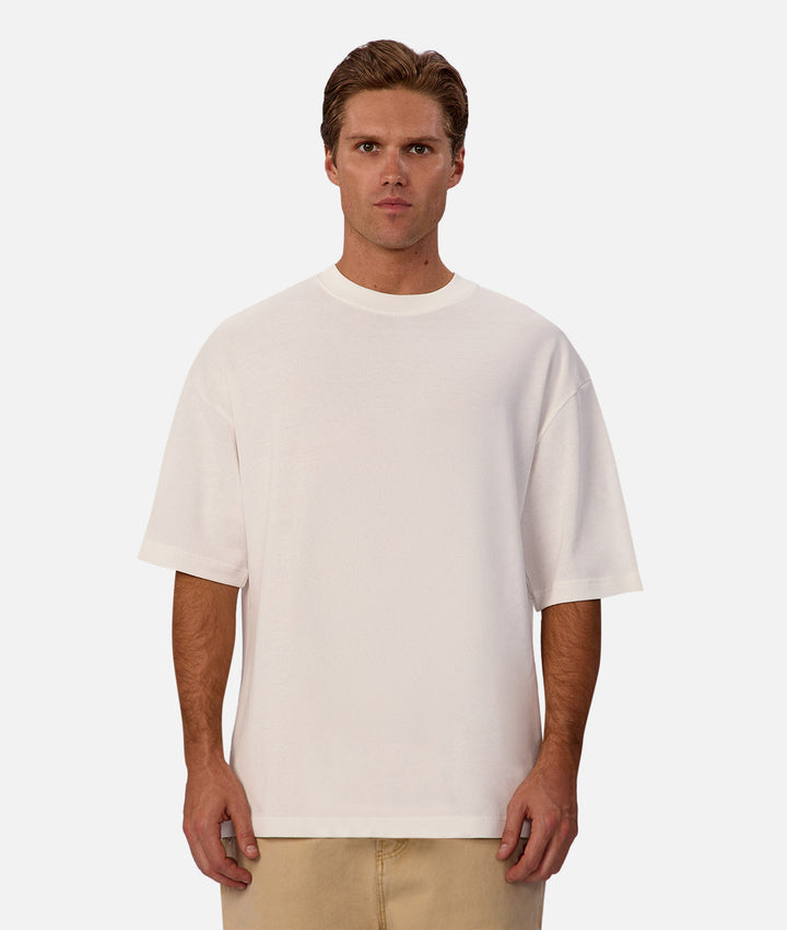 The Cotton Mesh T-Shirt - Winter White