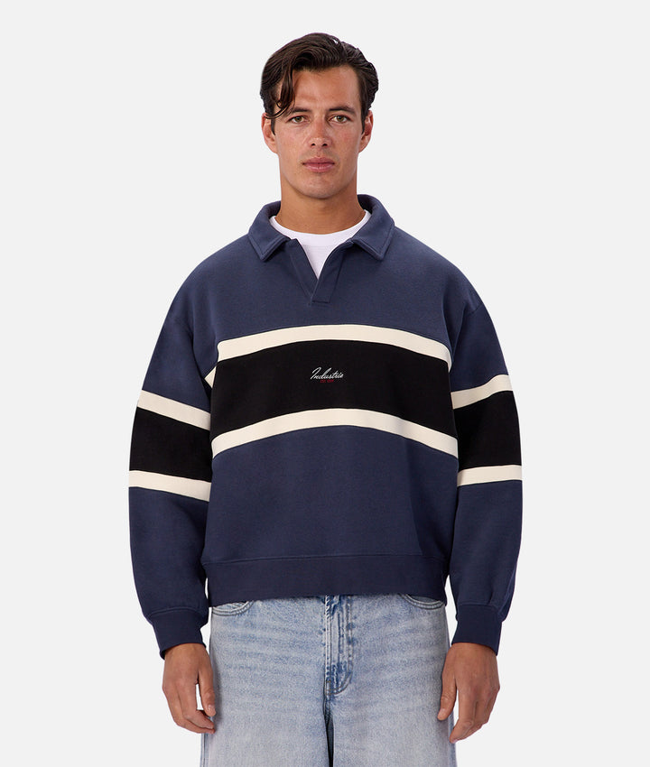 The Eastbourne Track Top - Blue / Black Combo