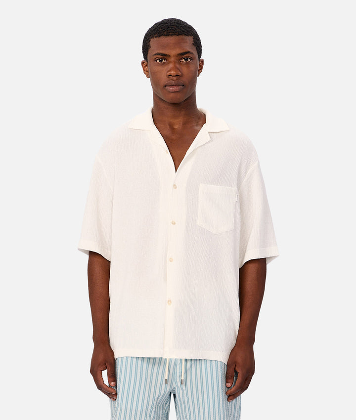 The Arkell Short Sleeve Shirt - White