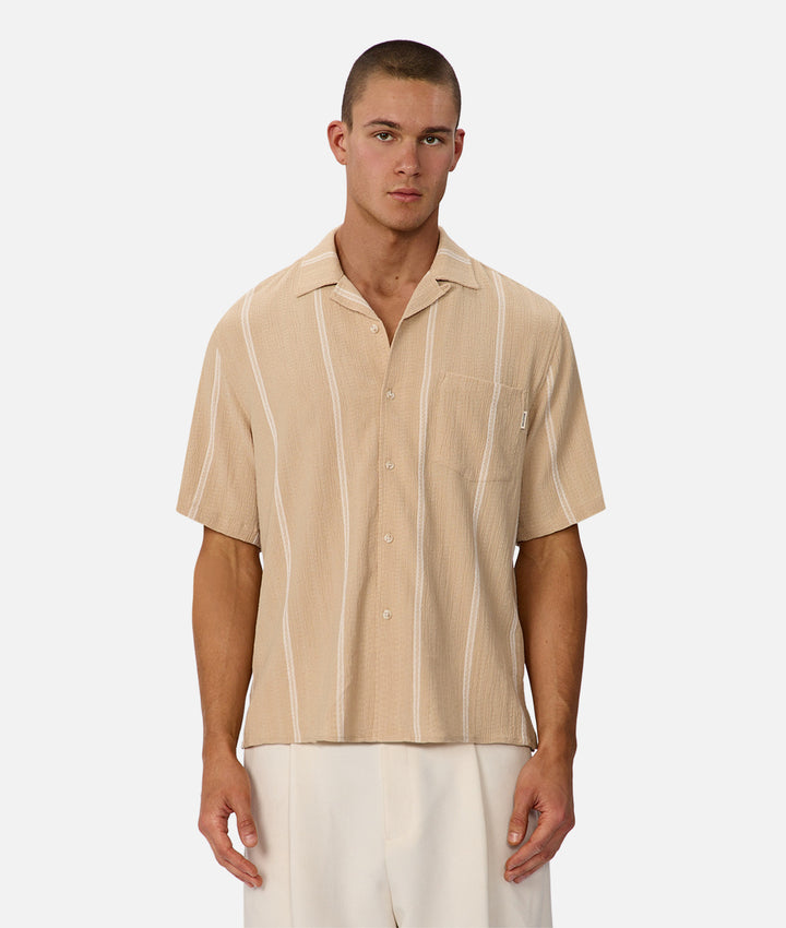 The Fullerton Short Sleeve Shirt - Saffron White