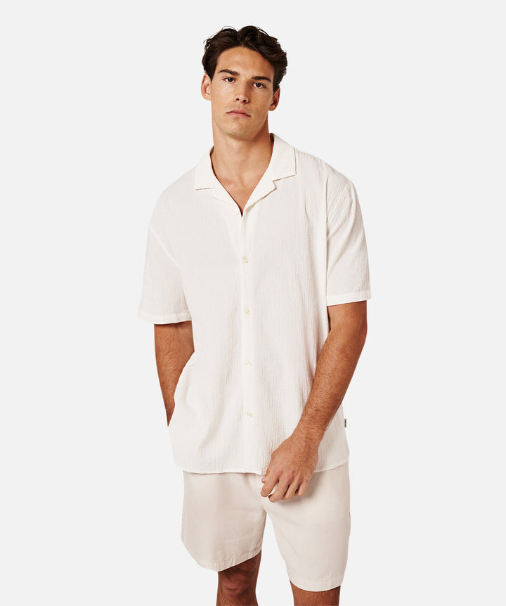 The Magna S/s Shirt - Off White