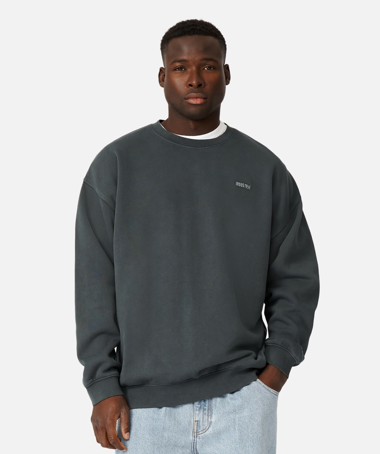Shop The Del Sur Crew Sweater - Dark Teal | Industrie Clothing Shop The Del Sur Crew Sweater - Dark Teal | Industrie Clothing