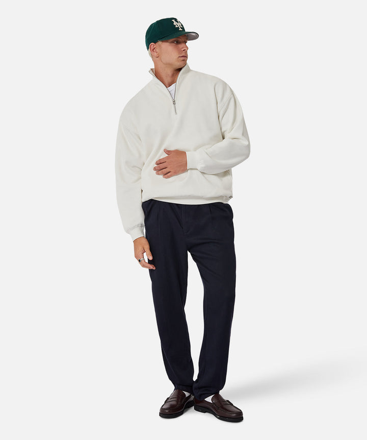The Augusta Pleated Trouser - Navy